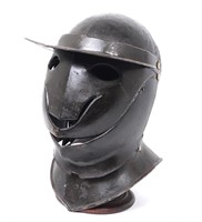 Interesting Italian Savoyard style close helmet