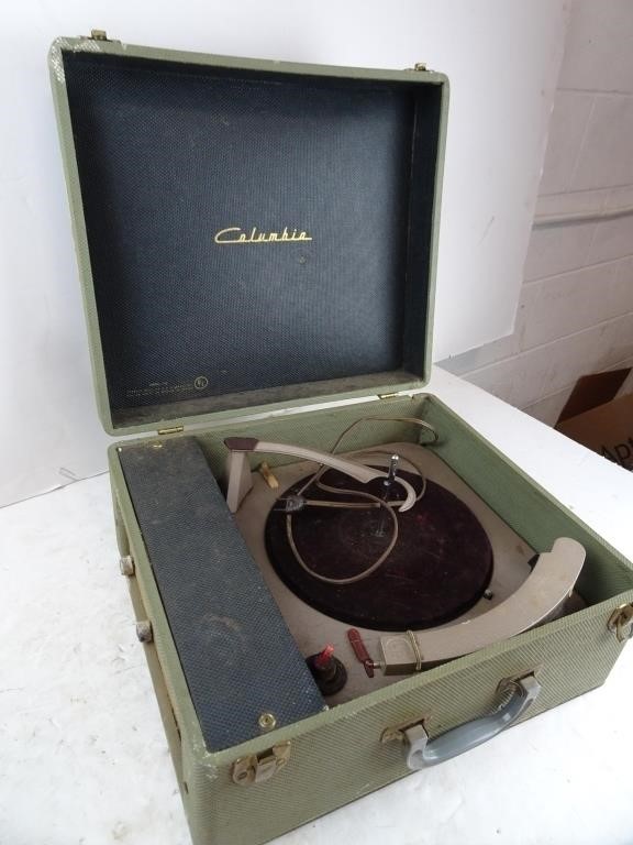 Columbia Portable Record Player