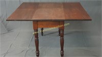 Vintage Wood Drop Leaf Table