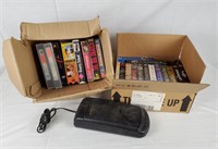 Lot Of Vhs Tapes Movies 80's Oldies & Rewinder