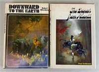 2pc 1970-71 Science Fiction Hardback Books