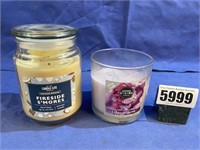 Jar Candles, Lilac Bloom & Fireside Smores'