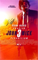 Signed John Wick Poster Keanu Reeve