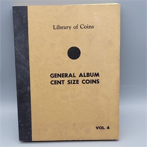 VTG LIBRARY OF COINS ALBUM GENERAL COIN- ALBUM