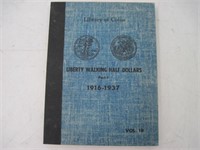 15 Liberty Walking Half Dollars  1916 - 1937