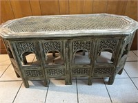 Antique Anglo Indian Unique Carved Coffee Table