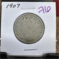 1907 LIBERTY V NICKEL