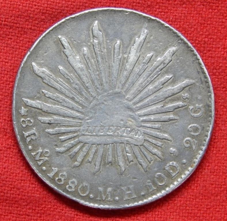 1880 Mexico 8 Reales