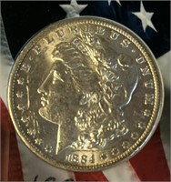 1884-O Morgan Silver Dollar MS63 Collectible COIN