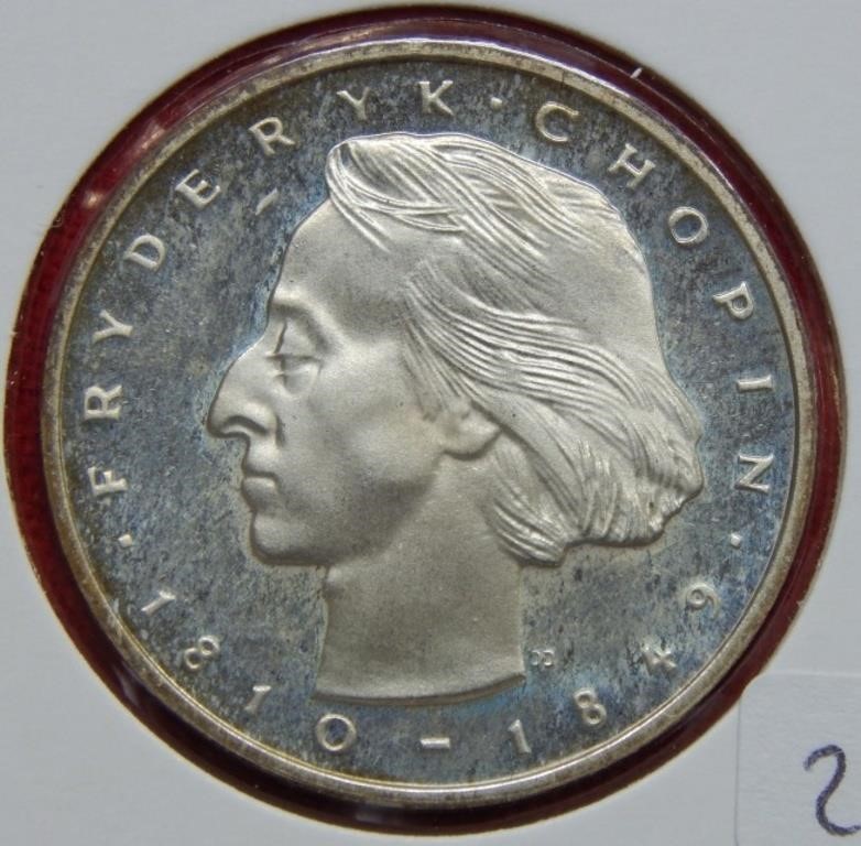 1972 Poland Silver 50 Zloty