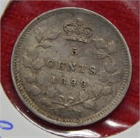 1899 Canada Silver Nickel