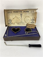 Antique Patty Irons in original box.  Alfred