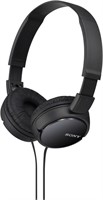 Sony ZX Series Wired On-Ear Headphones  Black