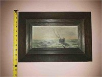 Oil on board in original frame