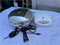 Farberware Electric Skillet and proctor waffle