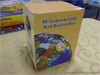 Gemstone Globe w/ Rotation Base