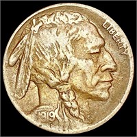 1919-S Buffalo Nickel CLOSELY UNCIRCULATED