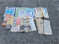 Assorted Vintage Newspaper & Magazines