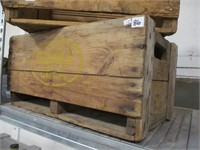WOODEN DOUBLE COLA CRATE