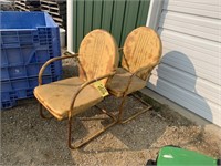 2-Metal Lawn Chairs