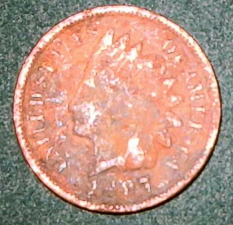 1897 Indian Head Penny