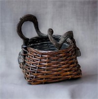 Japanese Root Style Handle Basket