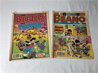 Vintage UK Beezer & Topper/ Beano Large Comics