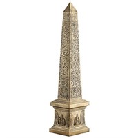 Design Toscano 26.5 in. Golden Obelisk of Ancient