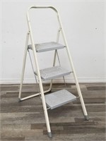 3-step metal stool, made in Germany