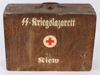 WWII GERMAN WAFFEN SS MEDICAL CASE KIEV HOSPITAL