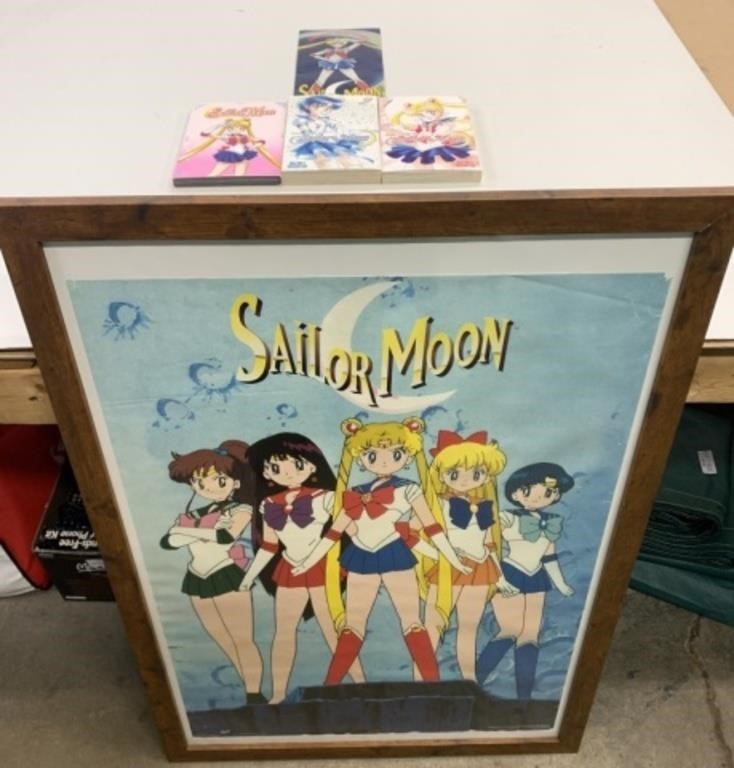VTG 1995 Sailor Moon, Naoko Takeuchi Poster Plus