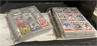 NFL Football Trading Cards 2 Binders.