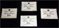 Vintage Silver Foam Ale paper labels.