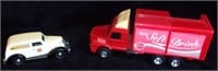 Delivery trucks w/ 1937 Chevy die cast.