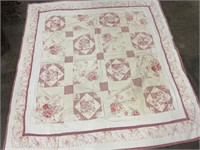 LARGE HAND STITCHED ANTIQUE BLANKET AMAZING