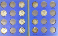 (10) 1937-1944 Walking Liberty Silver Half Dollars