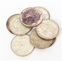 Coin 8 Morgan Silver Dollars