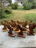 13 angel candle holders