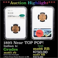 ***Auction Highlight*** NGC 1895 Indian Cent Near