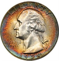 25C 1950-S PCGS MS65+