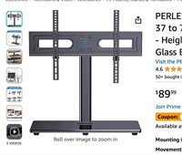 PERLESMITH Universal TV Stand Table Top TV