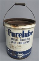 Purelube can. Measures: 13.5" Tall.