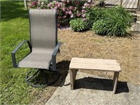 Swivel Chair & Bench