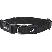 KRUZ PET KZA102-01L LG Mesh Dog Collar for Small,
