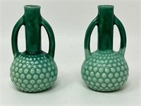 Mid Century Pottery Handled Vases Vase