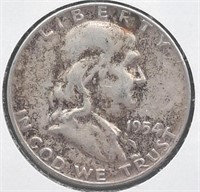 1954 D Franklin Half Dollar