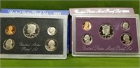 1983 & 1992 US PROOF COIN SETS