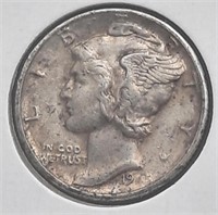 1945 D  Mercury Dime