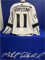 Authentic Game Issued Kopitar Signed Jersey