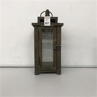 STONEBRIAR COLLECTION WOODEN CANDLE LANTERN